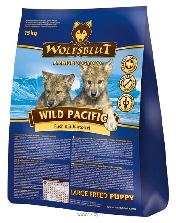 Фотографии Wolfsblut (30 кг) Wild Pacific Large Breed Puppy