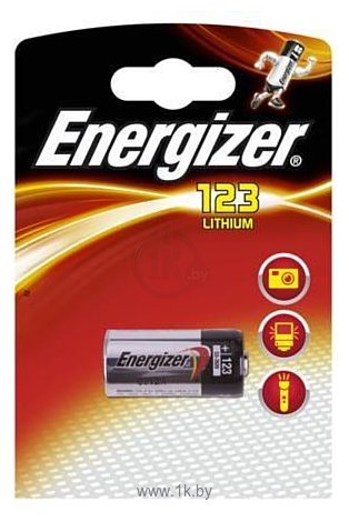 Фотографии Energizer Photo Lithium 123 FSB1 (E300777601)