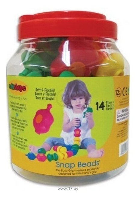 Фотографии Edushape Sensory Snap Beads 987014 Змейка