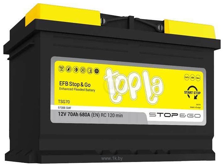 Фотографии Topla EFB Stop&Go TSG70 (70Ah)