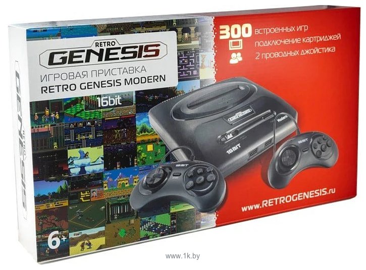 Фотографии Retro Genesis Modern (2 геймпада, 300 игр)