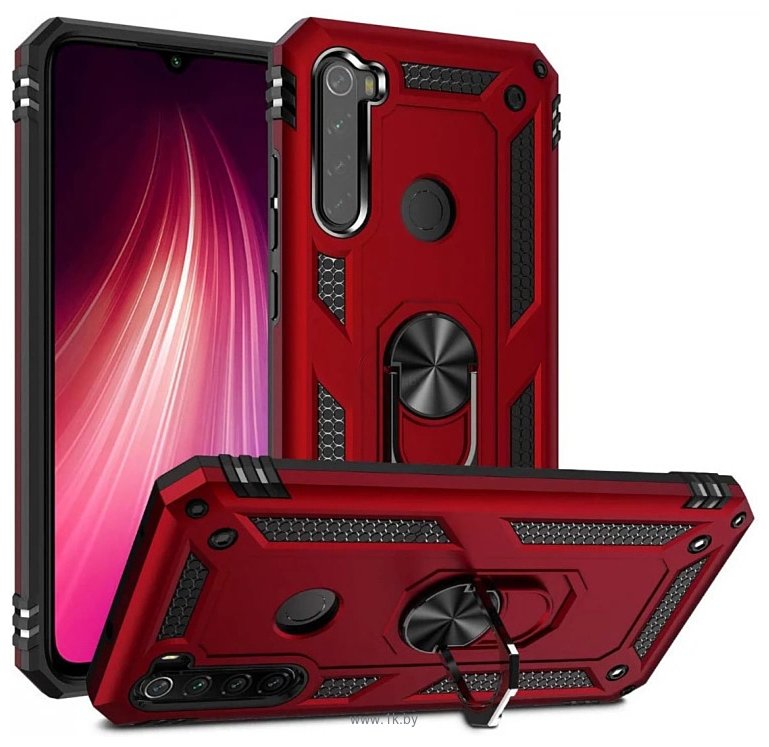 Фотографии Case Defender для Redmi Note 8T (красный)