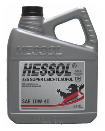 Фотографии Hessol 6xS Super Leichtlaufol SAE 10W-40 4л