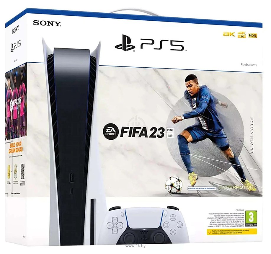 Фотографии Sony PlayStation 5 + FIFA 23