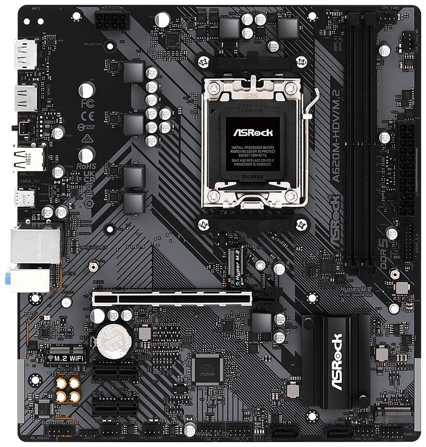 Фотографии ASRock A620M-HDV/M.2