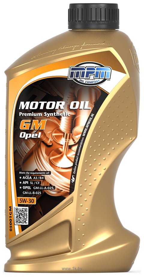 Фотографии MPM Premium Synthetic Longlife Oil 5W-30 OPEL/GM 1л
