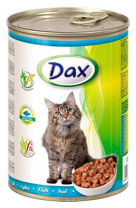 Фотографии DAX Рыба для кошек консервы (0.415 кг) 1 шт.