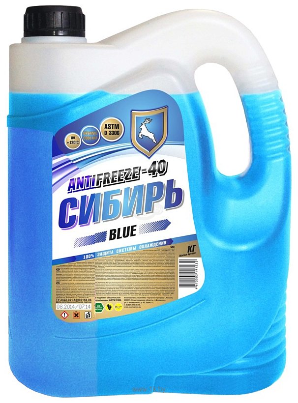 Фотографии Органик-прогресс Antifreeze -40 Сибирь Blue 5кг