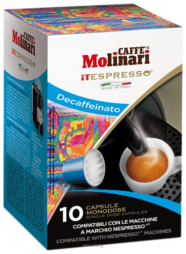 Фотографии Molinari iTESPRESSO Decaffeinato 10 шт