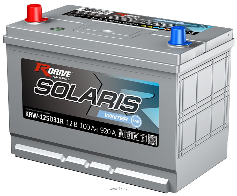 Фотографии RDrive Solaris Winter SMF KRW-125D31R (100Ah)