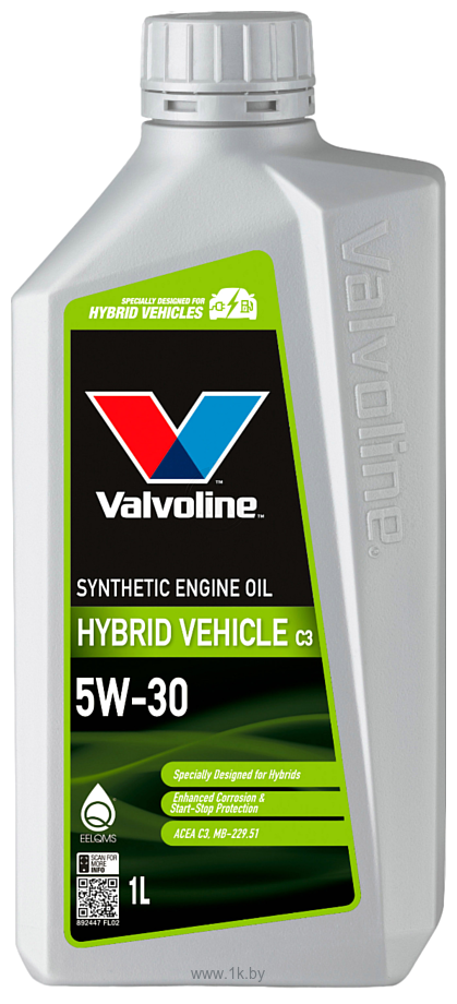 Фотографии Valvoline Hybrid Vehicle C3 5W-30 1л