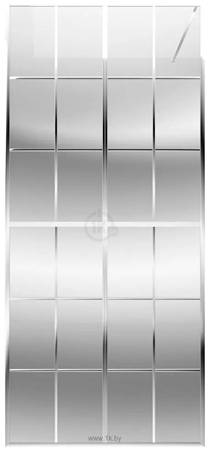 Фотографии Teymi Helmi 90x200 T00303 (прозрачное стекло/хром глянцевый)