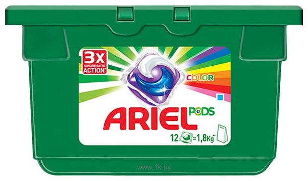 Фотографии Ariel 3 в 1 Color (12 шт)