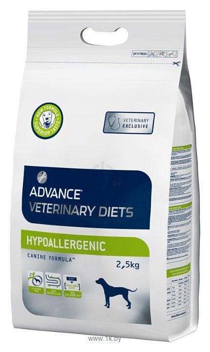 Фотографии Advance Veterinary Diets (2.5 кг) Hypoallergenic Canine Formula