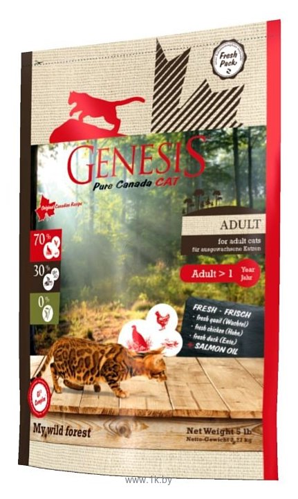 Фотографии Genesis My Wild Forest Adult с уткой, перепелкой и курицей