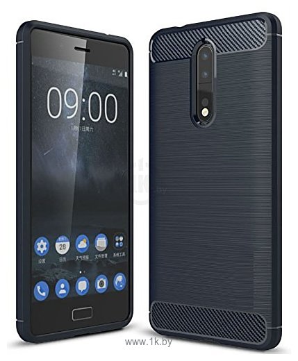 Фотографии Case Brushed Line для Nokia 8 (синий)