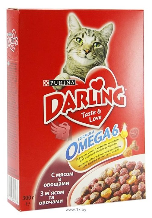 Фотографии Darling Для кошек с мясом и овощами (0.3 кг)