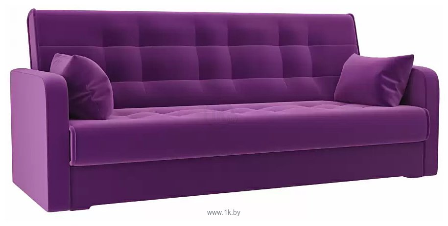 Фотографии Лига диванов Надежда 103080 (микровельвет, фиолетовый)