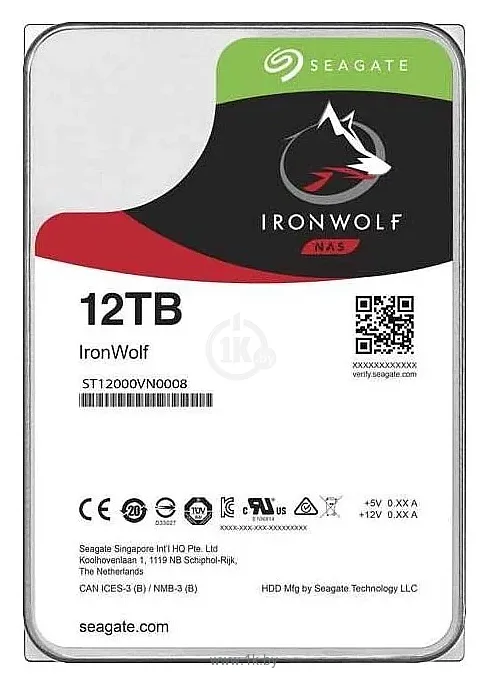 Фотографии Seagate IronWolf 12 TB ST12000VN0008 Фотографии Seagate IronWolf 12 TB ST12000VN0008
