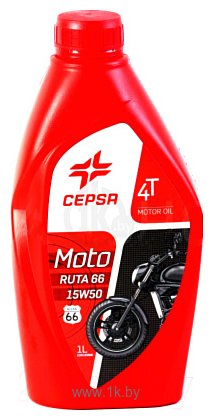 Фотографии CEPSA Moto 4T Ruta 66 15W-50 1л