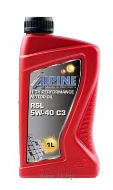 Фотографии Alpine RSL 5W-40 С3 1л