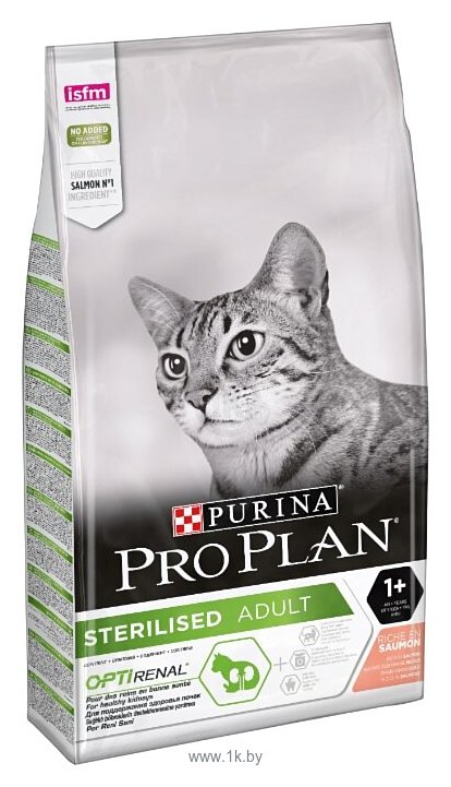 Фотографии Purina Pro Plan Sterilised feline rich in Salmon dry (10 кг)