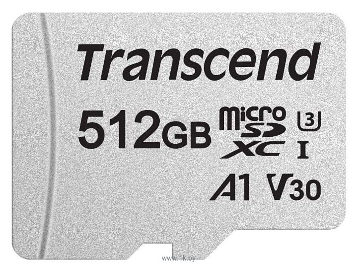 Фотографии Transcend microSDXC 300S Class 10 U3 A1 V30 512GB + SD adapter (TS512GUSD300S-A)