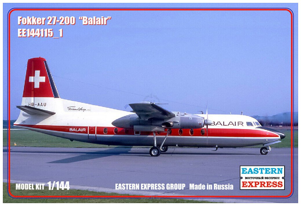 Фотографии Eastern Express Пассажирский самолет Fokker F-27-200 Balair EE144115-1
