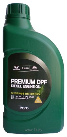 Фотографии Hyundai/KIA Premium DPF Diesel 5W-30 1л (05200-00120)