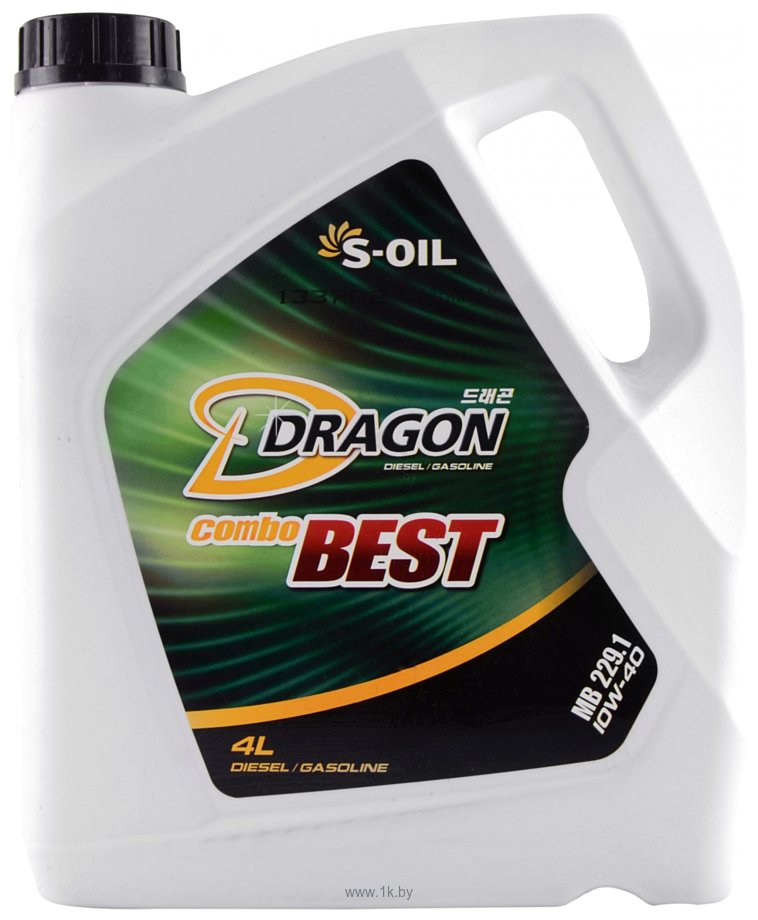 Фотографии S-OIL DRAGON COMBO BEST 10W-40 4л