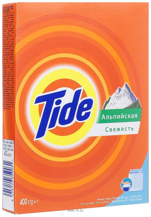 Фотографии Tide Альпийская свежесть (ручная стирка, 0.4 кг)