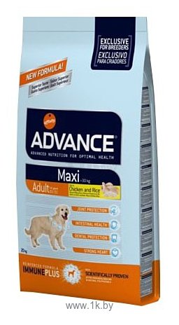 Фотографии Advance (18 кг) Maxi Adult курица и рис