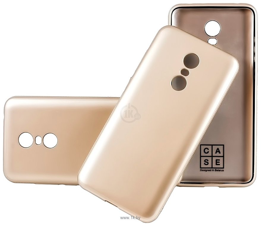 Фотографии Case Deep Matte v.2 для Xiaomi Redmi 5 plus (золотистый)