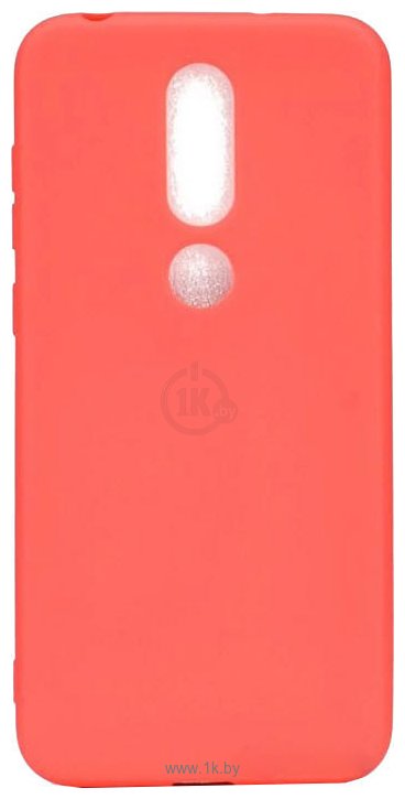 Фотографии Case Matte для Nokia 3.1 Plus (фирменная уп, красный)