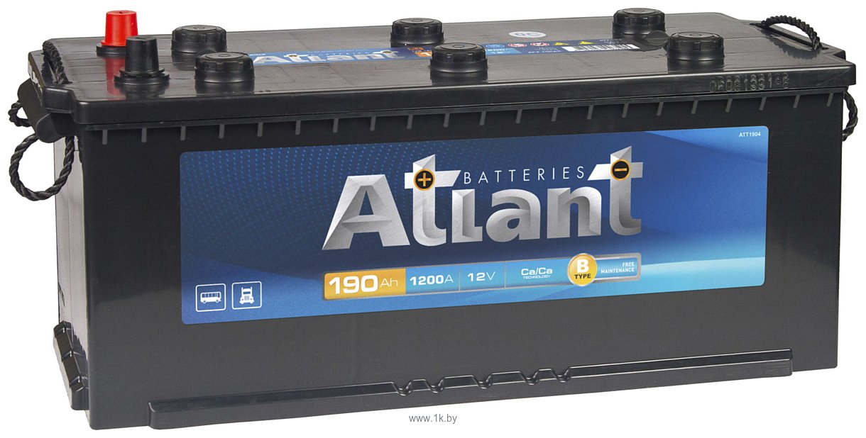 Фотографии Atlant 190 Аh ATLANT Blue R+