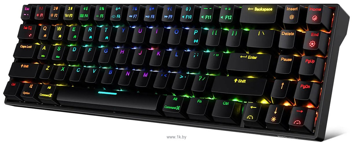 Фотографии Royal Kludge RK71 RGB black, RK Red