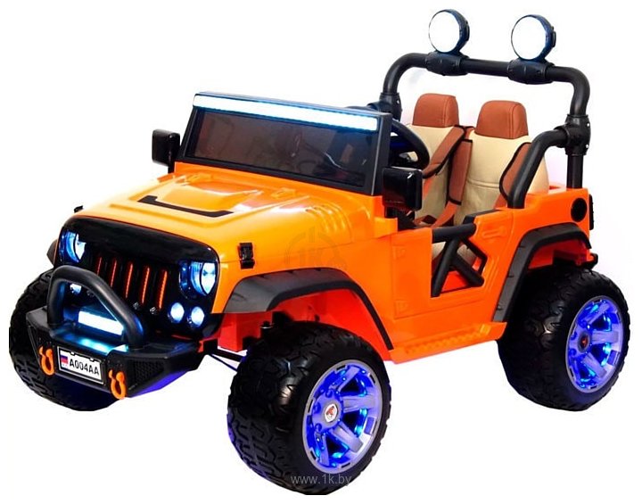 Фотографии RiverToys Jeep A004AA (оранжевый)