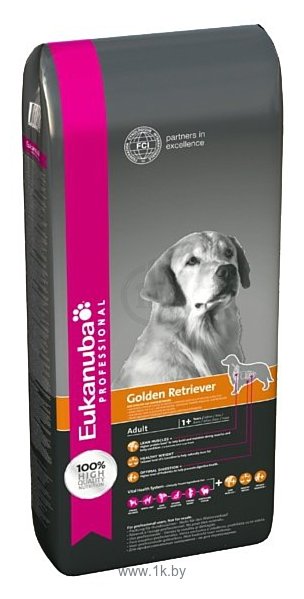 Фотографии Eukanuba Dog Breeder Breed Nutrition Golden Retriever (19 кг)