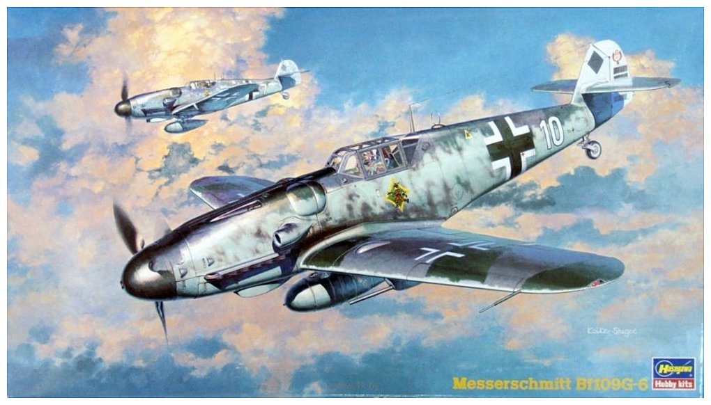 Фотографии Hasegawa Легкий истребитель Messerschmitt Bf109G-6