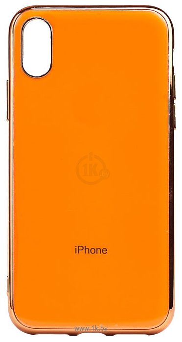 Фотографии EXPERTS Plating Tpu для Apple iPhone XR (оранжевый)