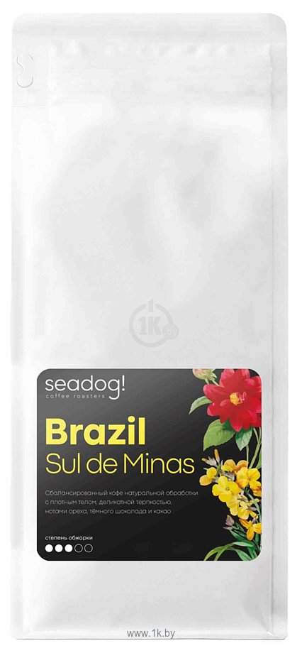 Фотографии Seadog Brazil Sul De Minas средняя обжарка в зернах 1 кг