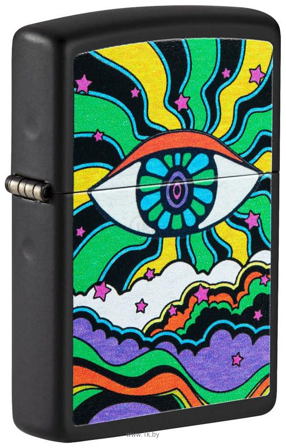 Фотографии Zippo Black Light Eye Design 49699