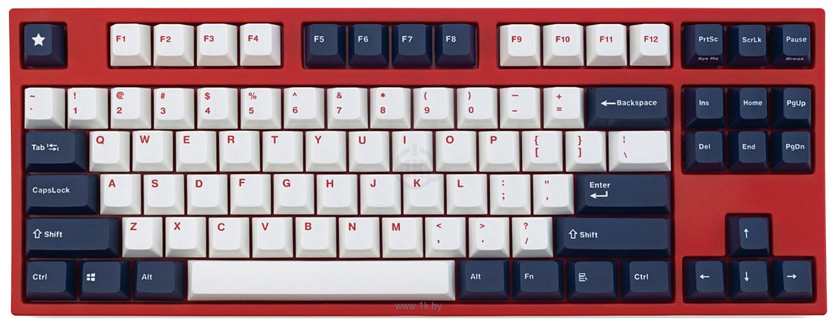 Фотографии Leopold FC750R BT White Blue Star Cherry MX Silent Red (без кириллицы)