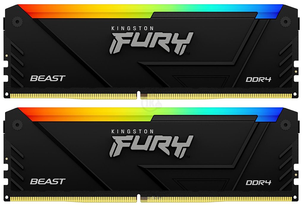 Фотографии Kingston FURY Beast RGB KF437C19BB12AK2/32