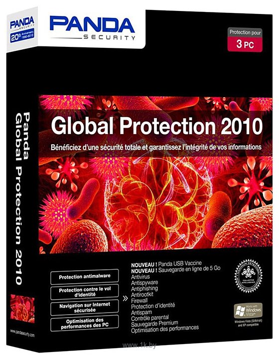 Фотографии Panda Global Protection 2010 (3 ПК, 1 год) UJ12GP10