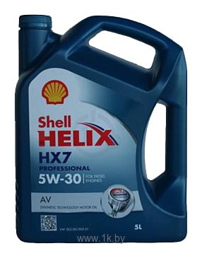 Фотографии Shell Helix HX7 Professional AV 5W-30 5л