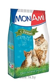 Фотографии MonAmi Сухой корм для кошек Дичь (0.4 кг) 10 шт.