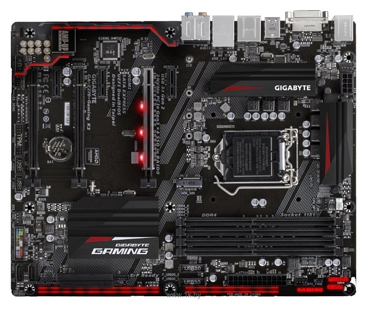 Фотографии GIGABYTE GA-Z270-Gaming K3 (rev. 1.0)