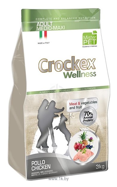 Фотографии Crockex (12 кг) Wellness Adult Medio-Maxi курица с рисом