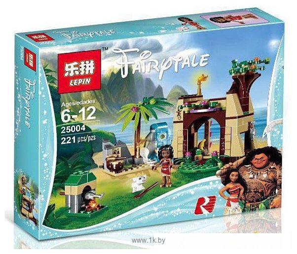 Фотографии Lepin Disney 25004 Приключения Моаны на затерянном острове